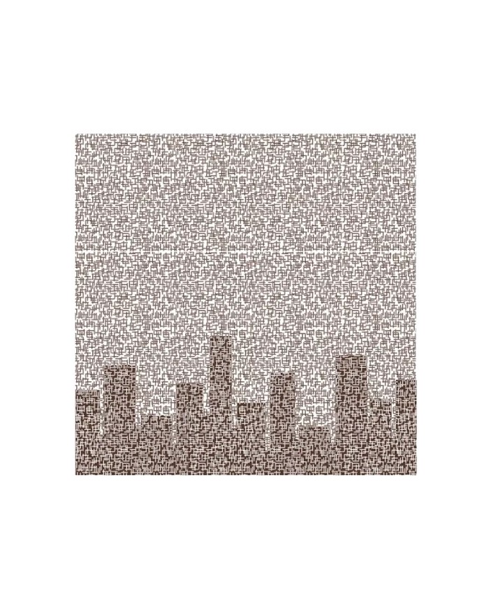 Tovagliolo 40x40 Airlaid Skyline Cioccolata 50pzx16