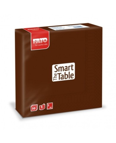 Tovagliolo 40x40 Smart cioccolato 2V 50pzx20