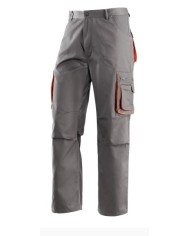 WILLIS Pantalone multitasche in tessuto arancio-grigio Taglie: S-XXXL