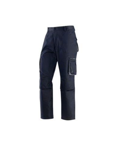 WILLIS Pantalone multitasche in tessuto blu-grigio Taglie: S-XXXL