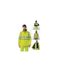 Giaccone traspirante alta visibilità (S-4XL)