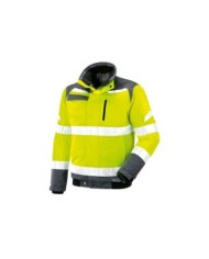 Giubbino Nomentana imbottito alta visibilità in poliestere Oxford/PU