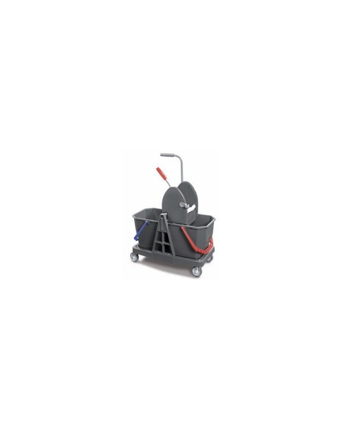 LZL C Carrello duomop 2x20lt con manico a L + 4100PGT