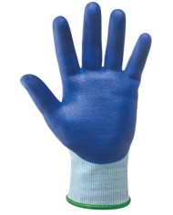 SAFFRON Guanti a filo continuo calibro 13 in fibra HPPE/ nitrile schiumato (Tg.6-11) (Min/Mul12pz)
