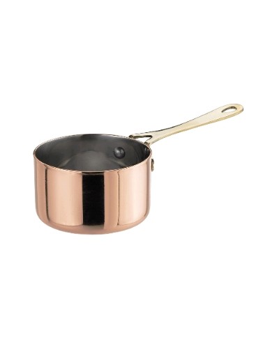 Casseruola in acciaio color rame Øcm8,25x5h