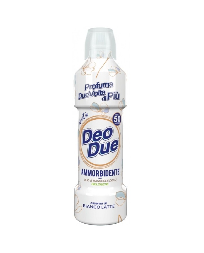 Deo Due Ammorbidente Morbido Premium Collection Essenza di Bianco Latte 1L