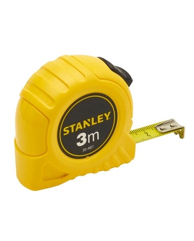 Flessometro 3 m metallo/ABS Stanley