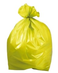 Sacchetti cestino PLT giallo 50x60 1000pz