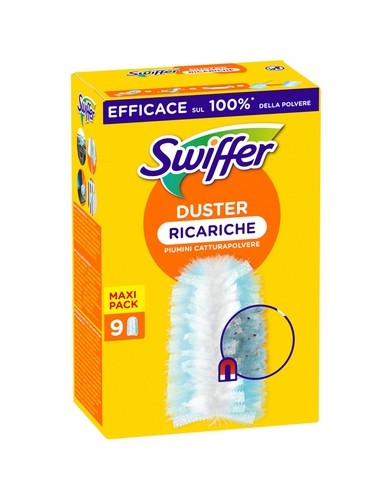Swiffer Duster scatola 9 piumini ricarica usa&getta