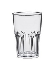 Bicchiere Granity in San trasparente 400cc Ø8,5x12cm 5pz