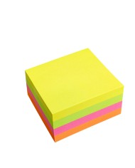 Biglietti adesivi Cubo assortito neon 75x75mm 70gr 320 fogli Starline