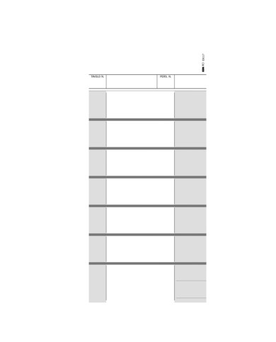 Blocco comande a 7 tagliandi 25/25 fogli autoricalcanti 22x10cm Edipro (Min.Mul./20)