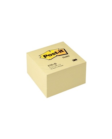 Blocco foglietti Cubo giallo Canary 450 fogli 76x76mm Post it