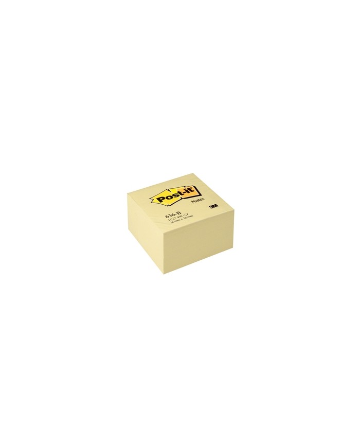 Blocco foglietti Cubo giallo Canary 450 fogli 76x76mm Post it