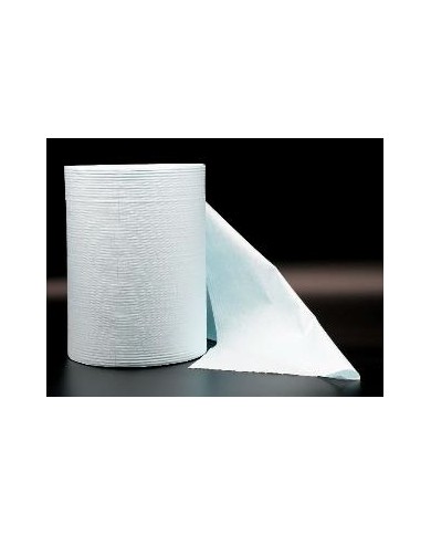 Bobina TNT turchese goffrato h 28.5cm 320 strappi circa 2,5 Kg a bobina conf. 2 pezzi