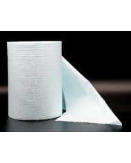 Bobina TNT turchese goffrato h 28.5cm 320 strappi circa 2,5 Kg a bobina conf. 2 pezzi