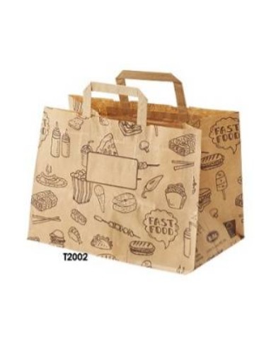 Buste in carta per asporto 32+20x23cm 50pz