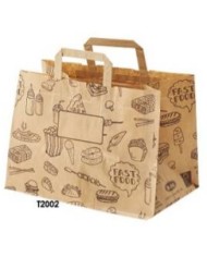 Buste in carta per asporto 32+20x23cm 50pz