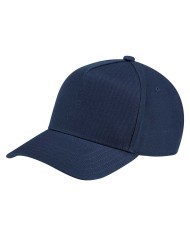 Cappellino TopStar blu 5 pannelli con visiera