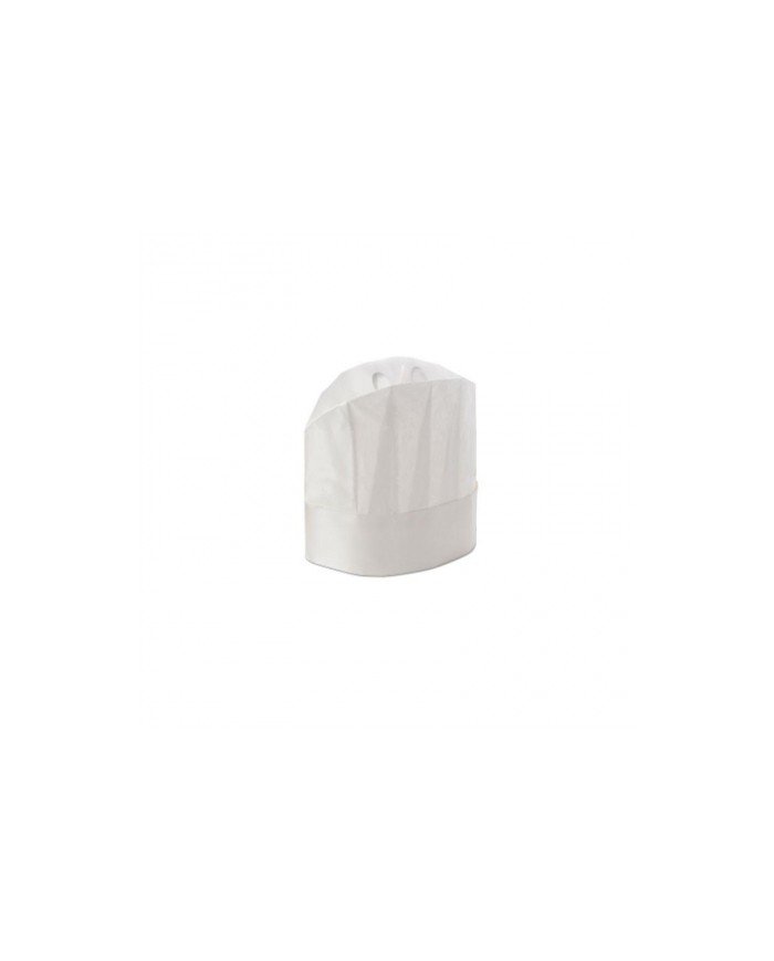 Cappello chef in TNT bianco 28,5x24cm 25pz