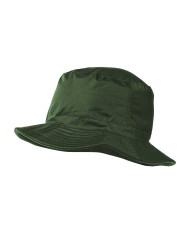 Cappello rotondo impermeabile antipioggia con interno foderato in pile verde