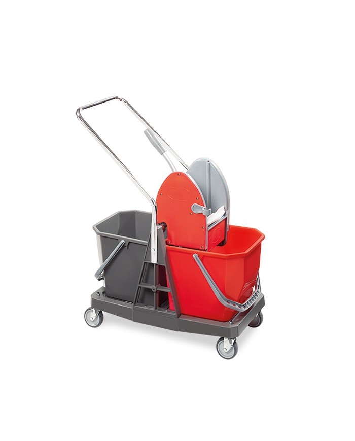 Carrello duo 2x20lt con manico fisso e 4100PR
