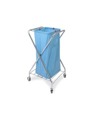 Carrello portasacco pieghevole a "X" con clip