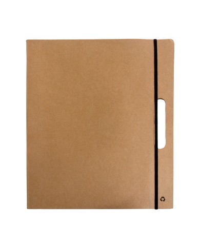 Cartelletta congresso in cartoncino, con post-it e penna (blocco a quadretti incluso)