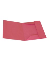 Cartelline 3 lembi senza stampa cartoncino Manilla 200gr 25x33 cm magenta Cartotecnica del Garda conf. 50 pezzi
