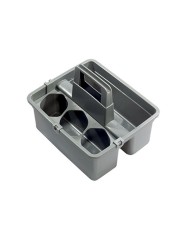 Cassetta portaoggetti con ferma flaconi