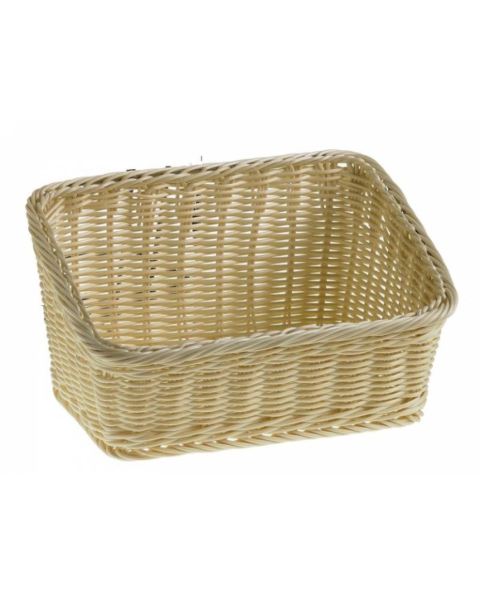 Cestino Prestige inclinato portapane in polipropilene 34x24x11/18cm