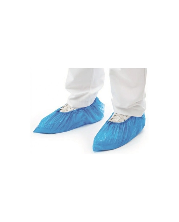 Copriscarpe in PVC blu misura unica 100pz