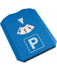 Disco orario in plastica multifunzione con raschiaghiaccio, spatola in gomma e 3 gettoni per carrello