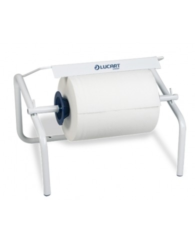 Dispenser per bobine industriali a terra/muro in tubo metallico