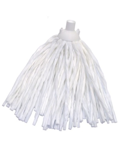 Ecomop Socket in TNT ritorto a vite bianco 160g