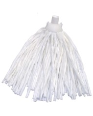 Ecomop Socket in TNT ritorto a vite bianco 160g