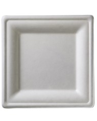 Fondina quadrata in polpa di cellulosa compostabile 20x20cm 50pz