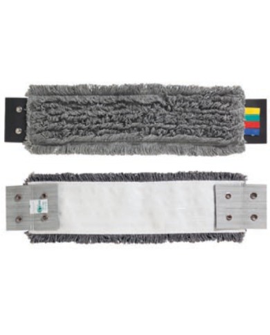 Frangia lavaggio ELPAROLL con bottoni 45x10 cm (grigia)