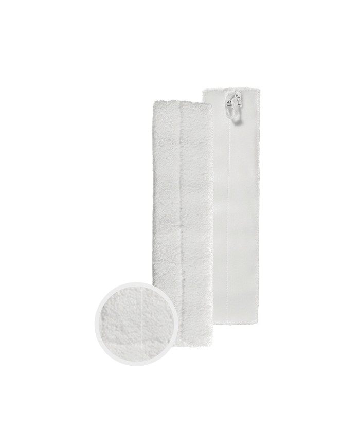 Frangia microfibra bianca con velcro 60x11 cm