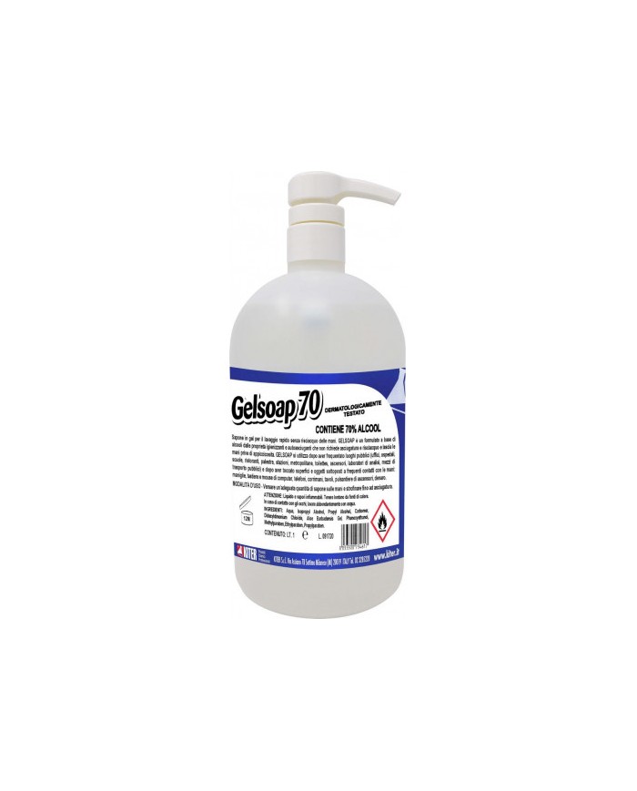 Gelsoap 70% 1lt + dosatore