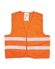 Gilet ad alta visibilità arancione. Taglia unica per adulto