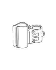 Kit portamanico completo di aggancio Ø 22 mm