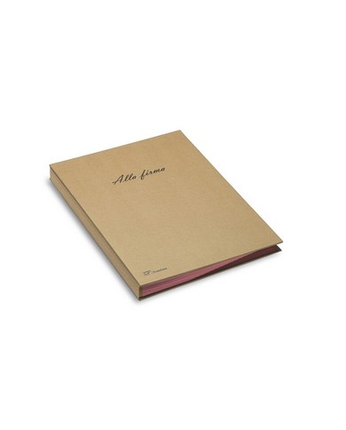 Libro firma Eco 18 intercalari 24x34 cm avana Fraschini