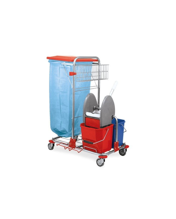 LP2.75.80 Carrello multiuso cromato “Plus” con 4100PR (Montato)