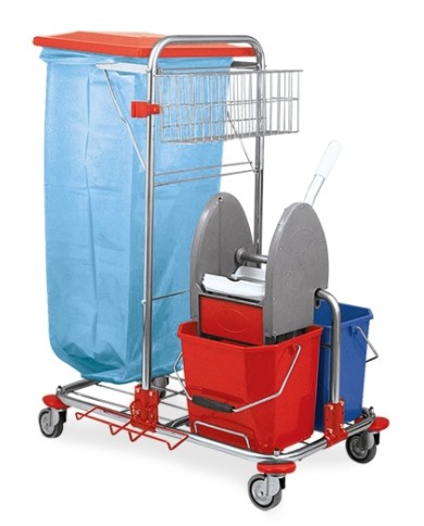 LP2.75.80 Carrello multiuso cromato “Plus” S/P