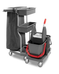 LZSM S9.4 C Multiuso in plastica con 4 ruote Ø 80 + 4100PGT