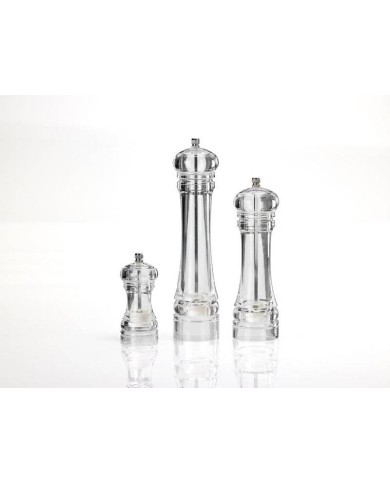 Macina sale o pepe trasparente in plexiglass 30cm