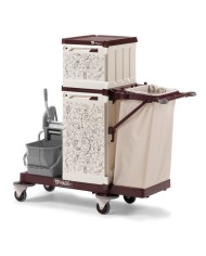 MagicArt 141 Safety Plus Carrello alberghiero chiuso decorato con motivi grafici