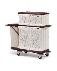 MagicArt 26 Safety PlusCarrello alberghiero chiuso decorato con motivi grafici