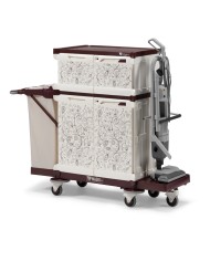 MagicArt 262-W Safety PlusCarrello alberghiero chiuso decorato con motivi grafici